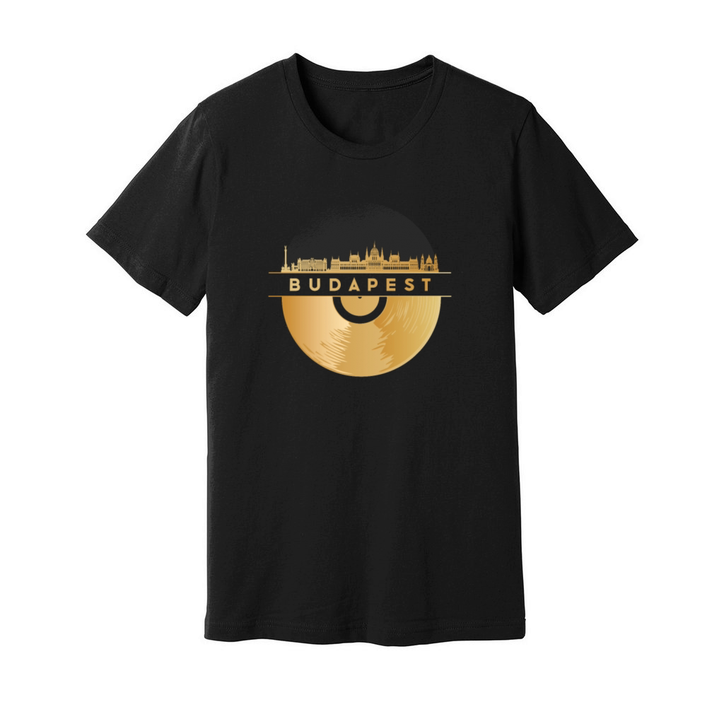 Vinyl-Record-Player Disco-Music Unisex Jersey Tee