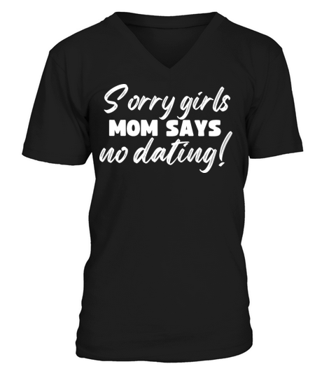 Sorry Girls Mom Says No Pregnancy Reveal V-Neck T-shirt