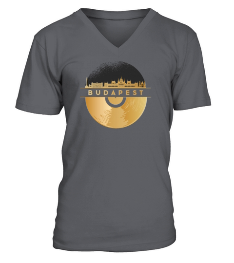 Vinyl-Record-Player Disco-Music V-Neck T-shirt