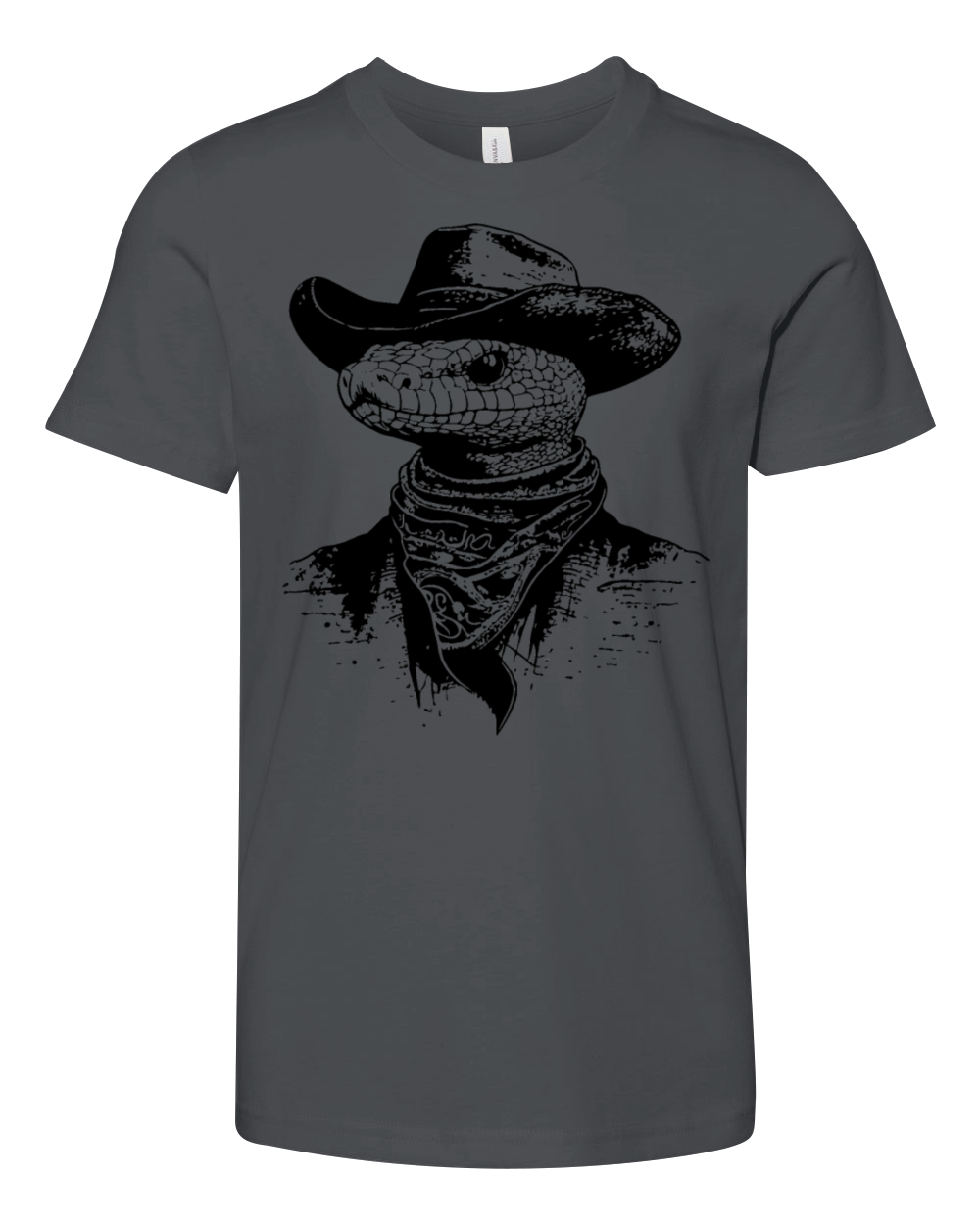 Snake Cowboy Hat Youth Unisex Jersey Tee