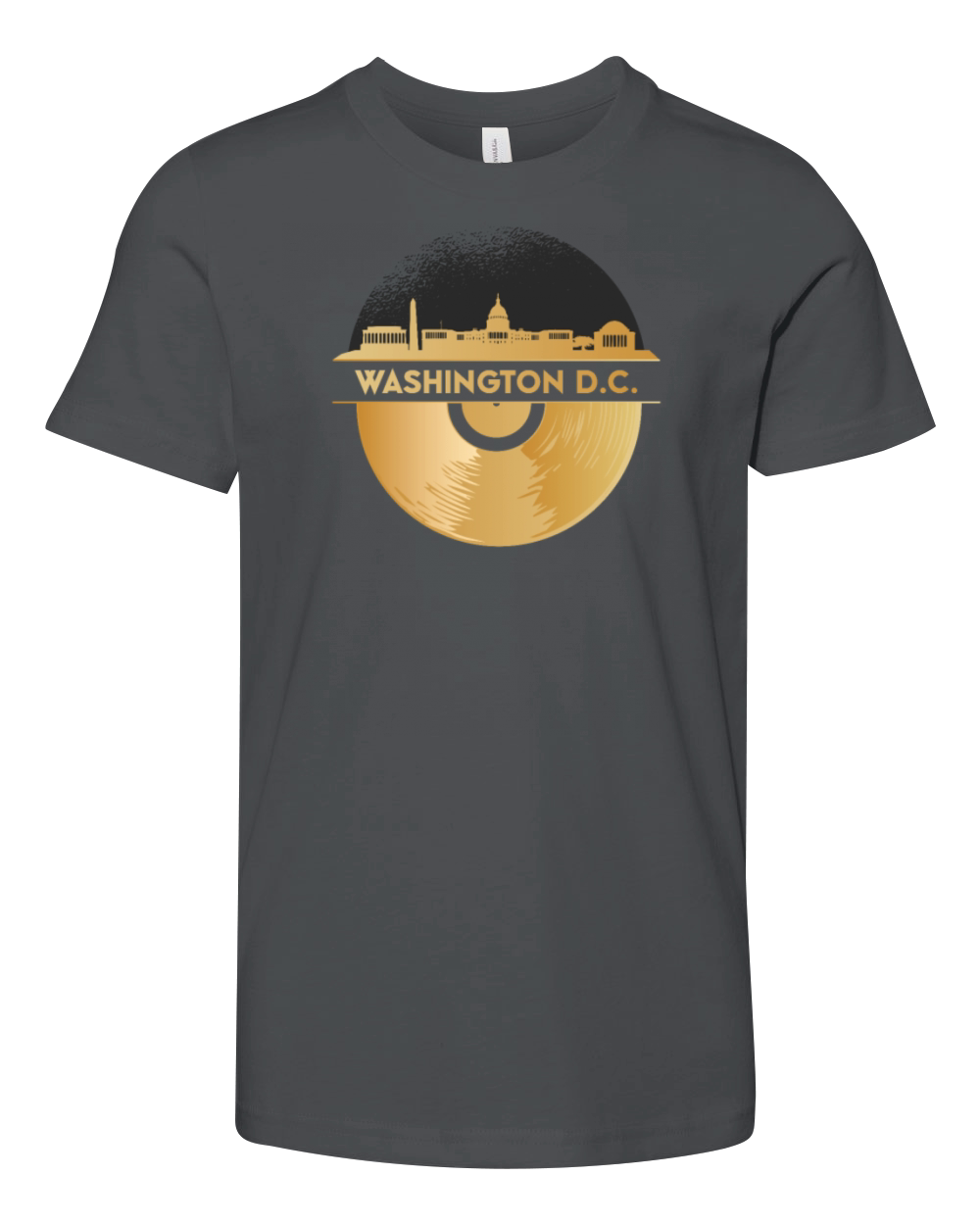 Vinyl-Record-Player Disco-Music Youth Unisex Jersey Tee