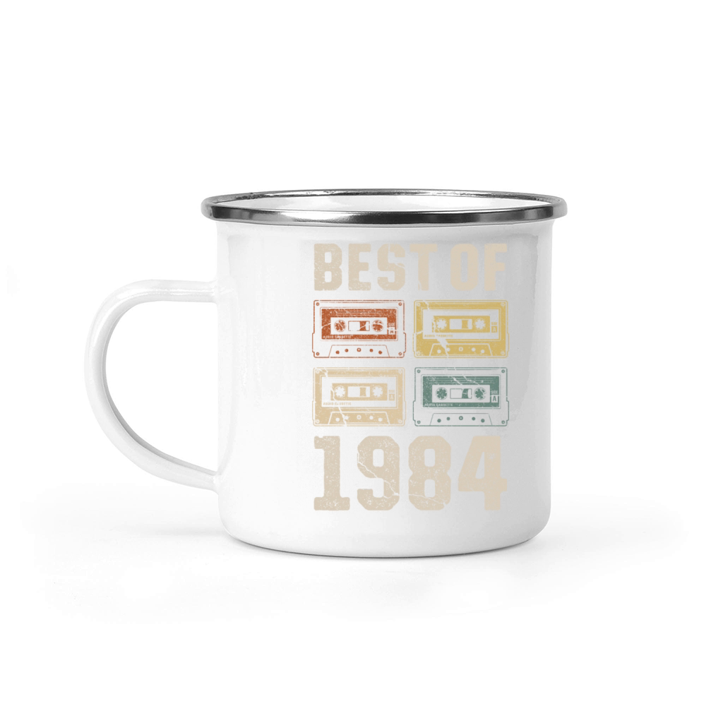 Best Of 1984 Birthday Cassette Tape Camping Mug