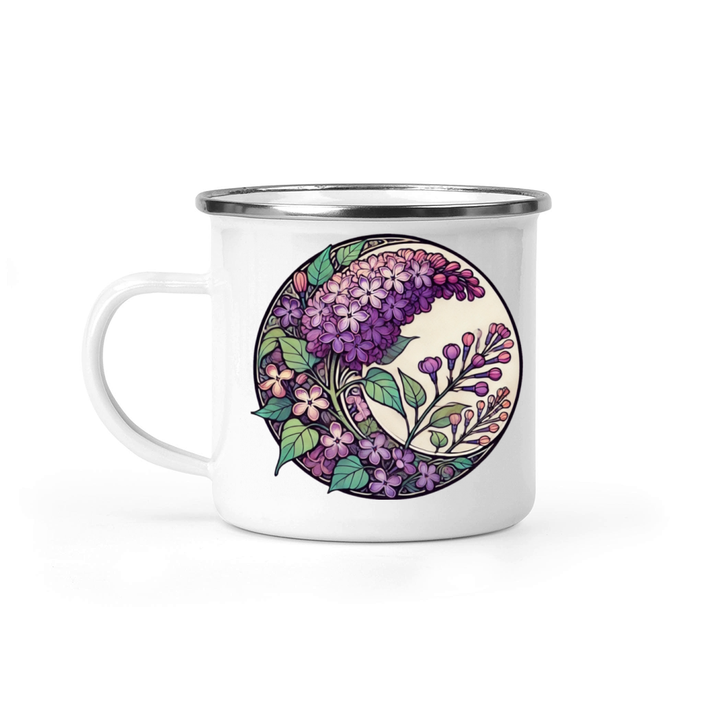 Lilac Camping Mug