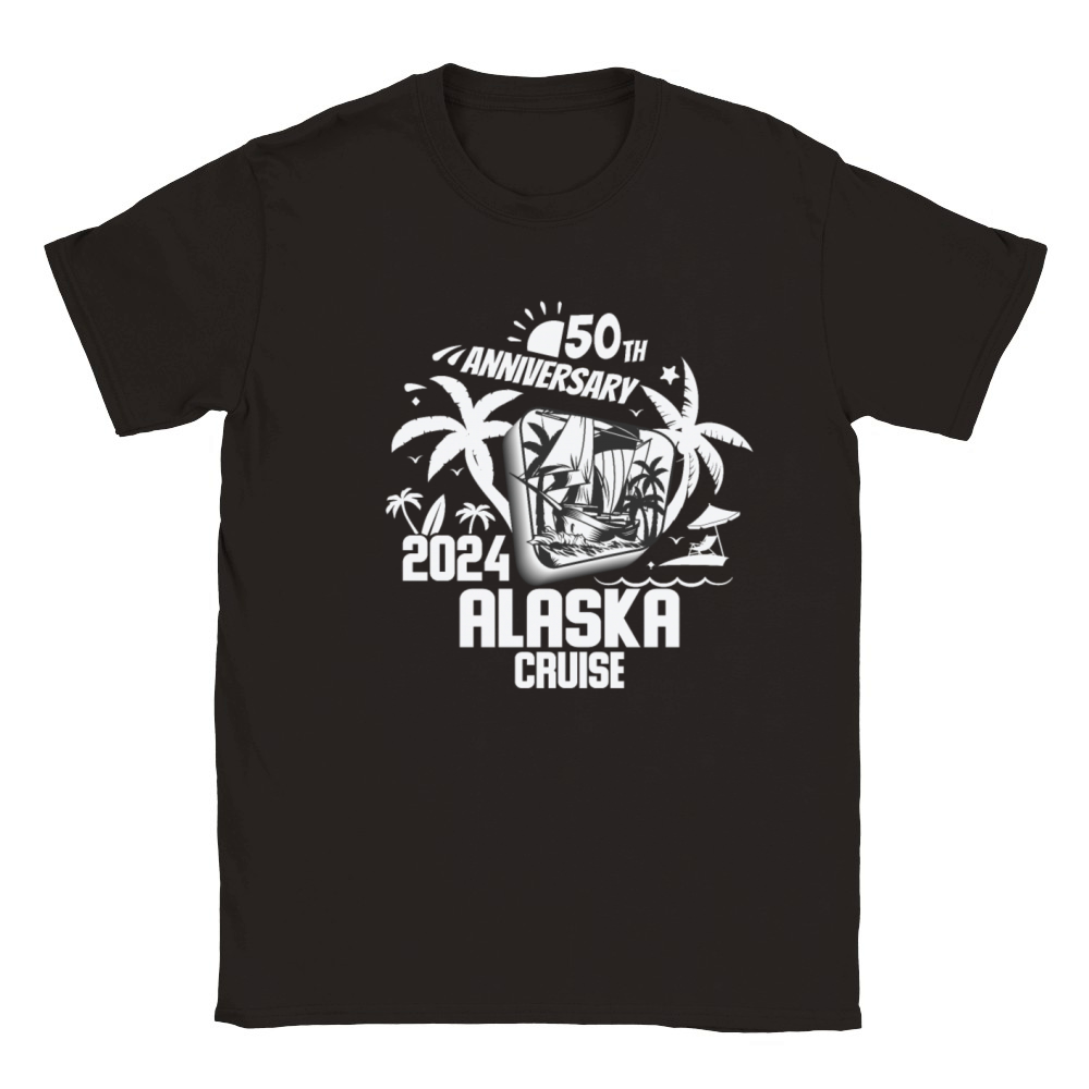 50th Anniversary Alaska Cruise 2024 Classic Kids Crewneck T-shirt