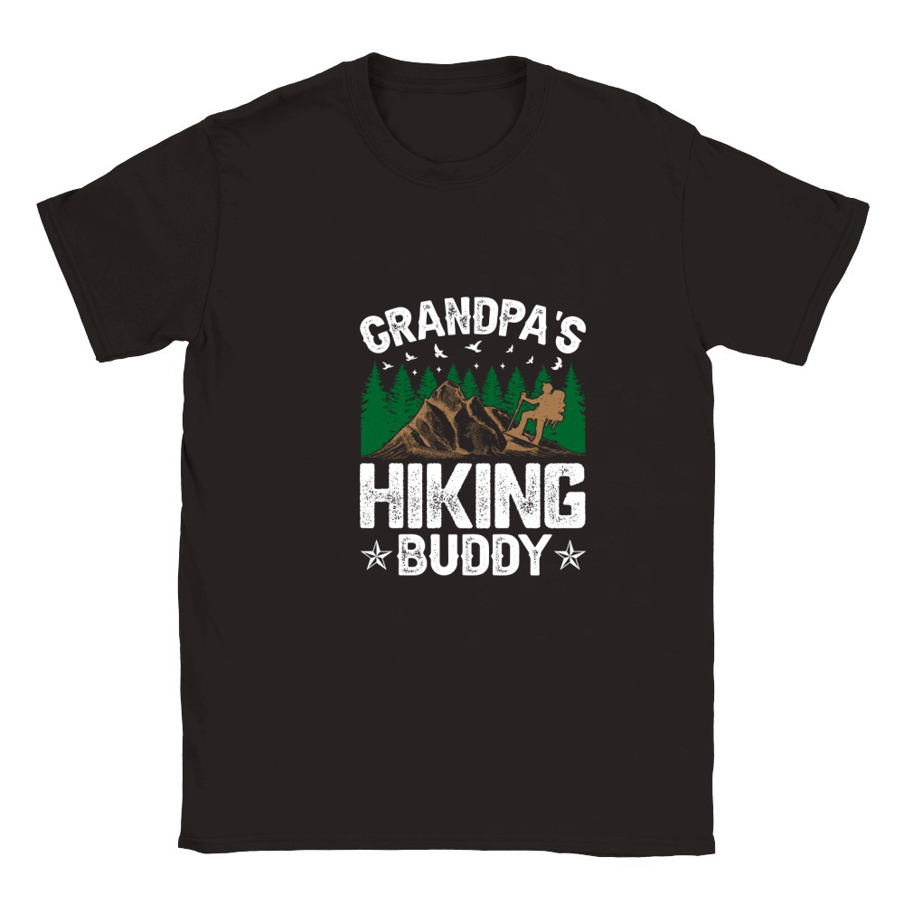 GRANDPAS HIKING BUDDY Classic Kids Crewneck T-shirt