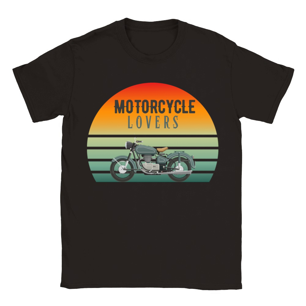 motorcycle lovers tshirt Classic Kids Crewneck T-shirt