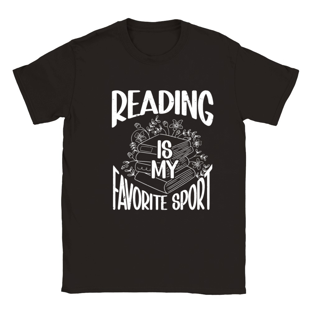 Reading Is My Favorite Sport Bookworm Classic Kids Crewneck T-shirt