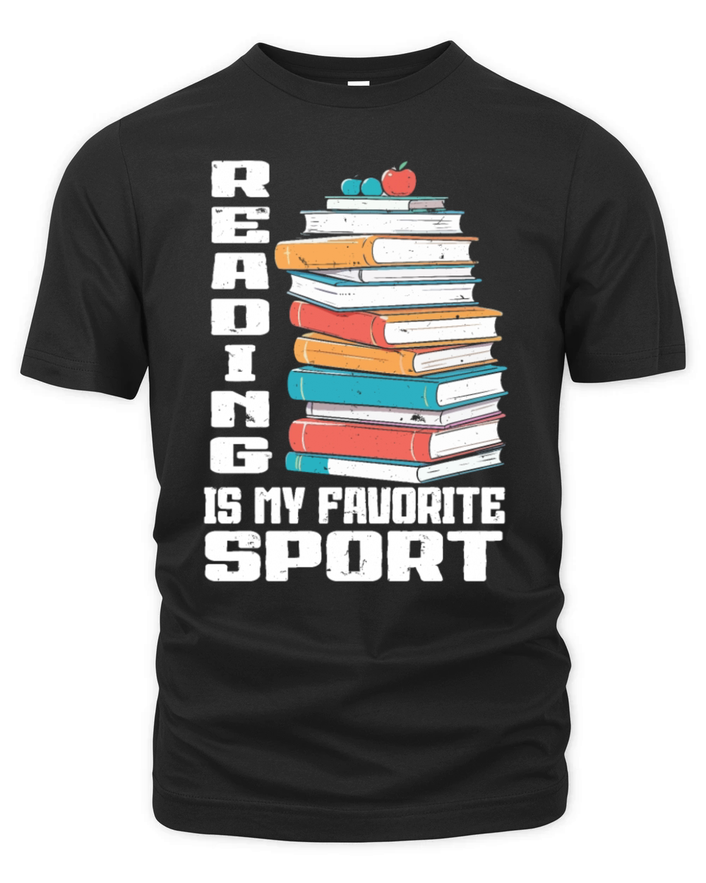 Reading Is My Favorite Sport Bookworm Organic Unisex T-shirt