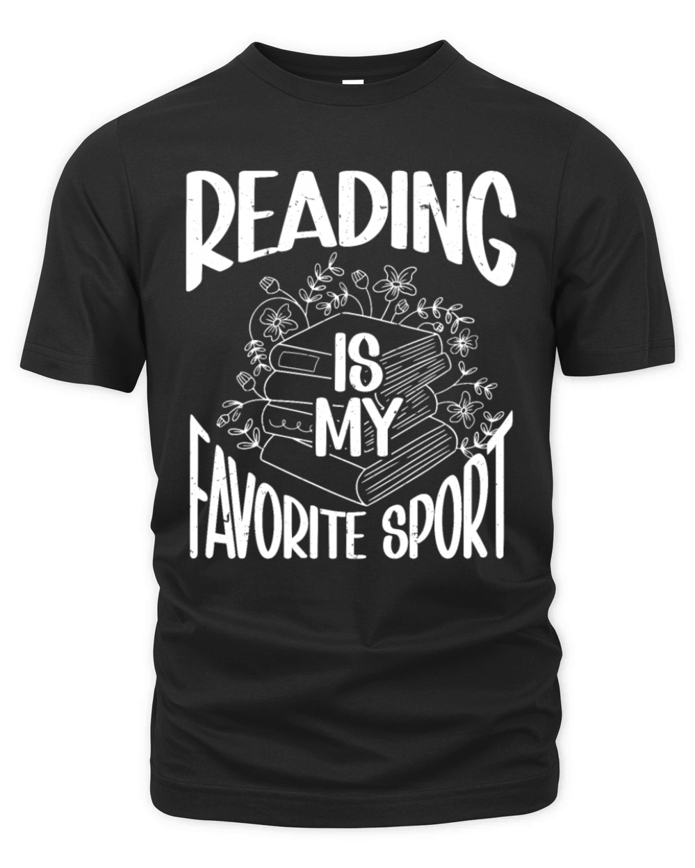 Reading Is My Favorite Sport Bookworm Organic Unisex T-shirt