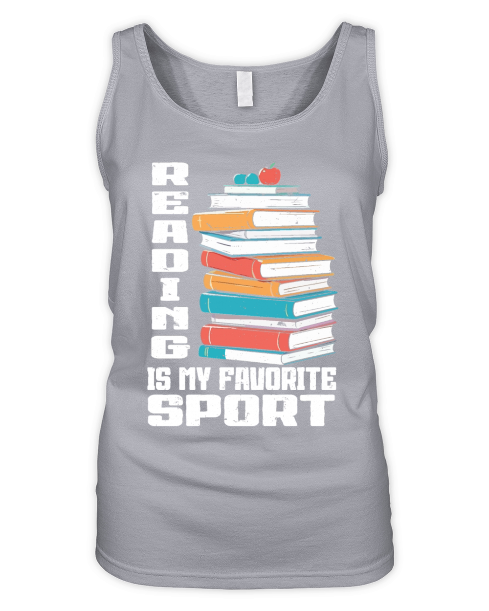 Reading Is My Favorite Sport Bookworm Organic Women's Tank Top