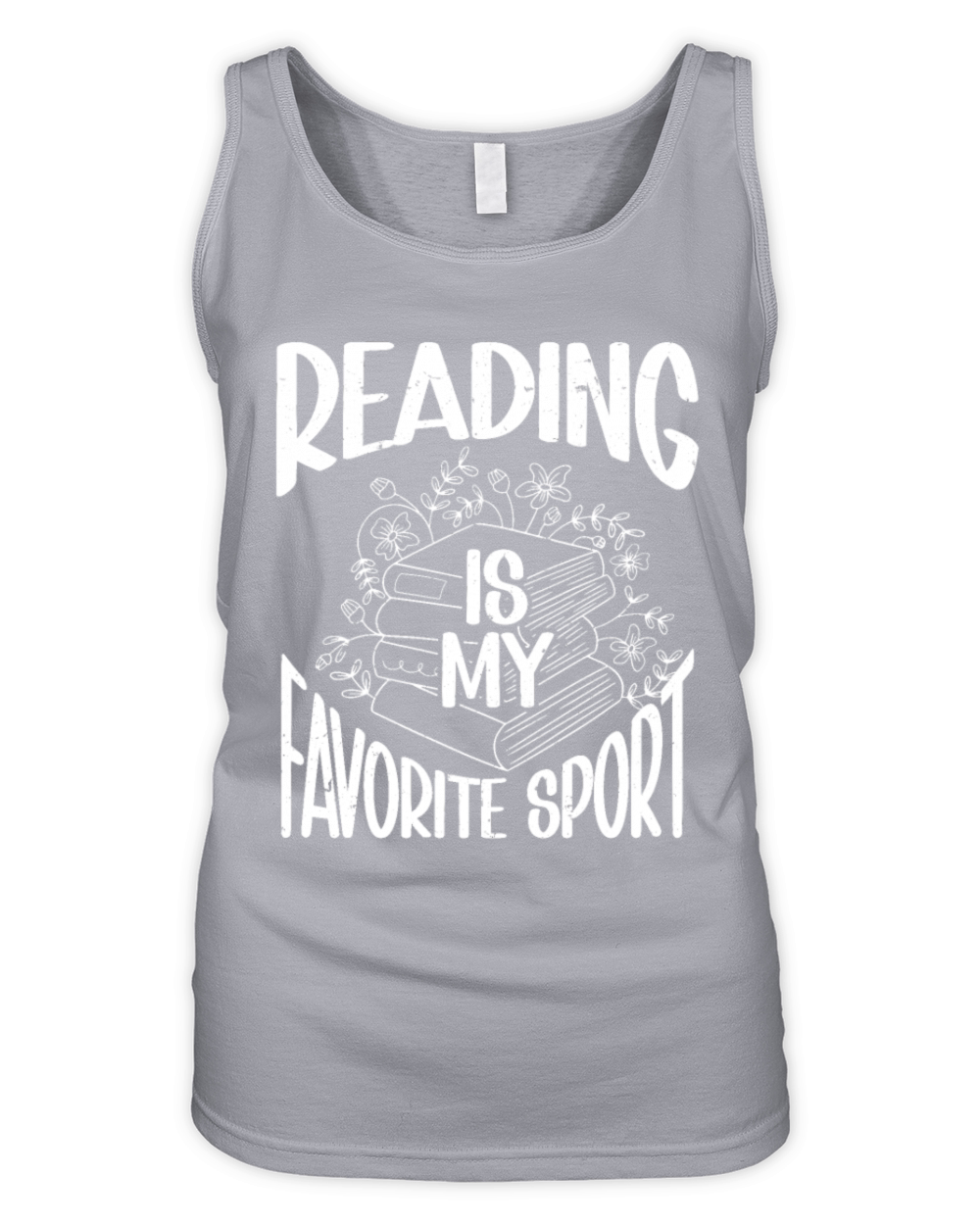 Reading Is My Favorite Sport Bookworm Organic Women's Tank Top
