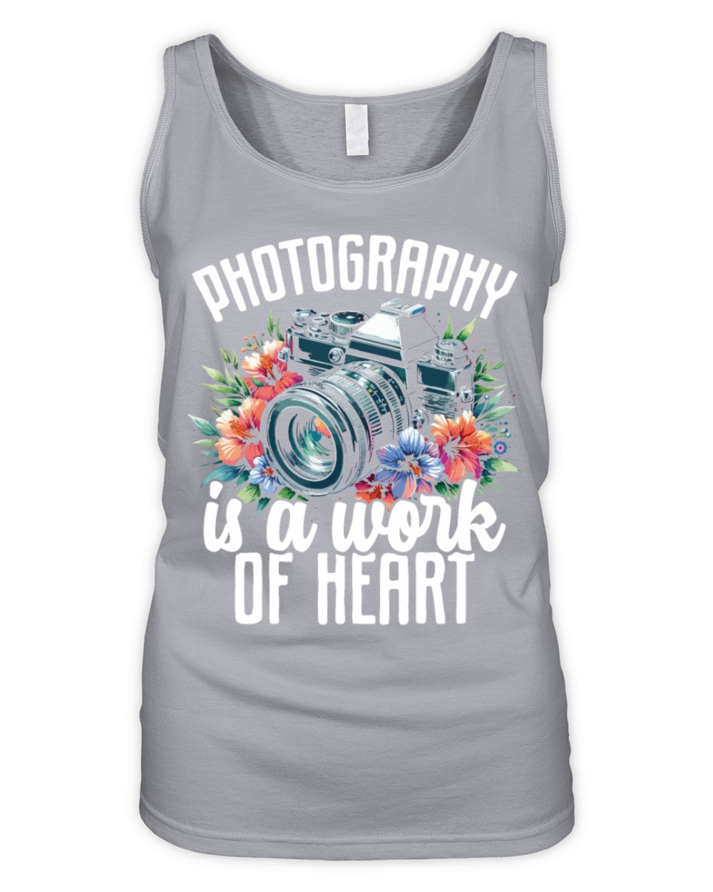 Retro Vintage Camera Photography Lover Photographe Organic Women's Tank Top