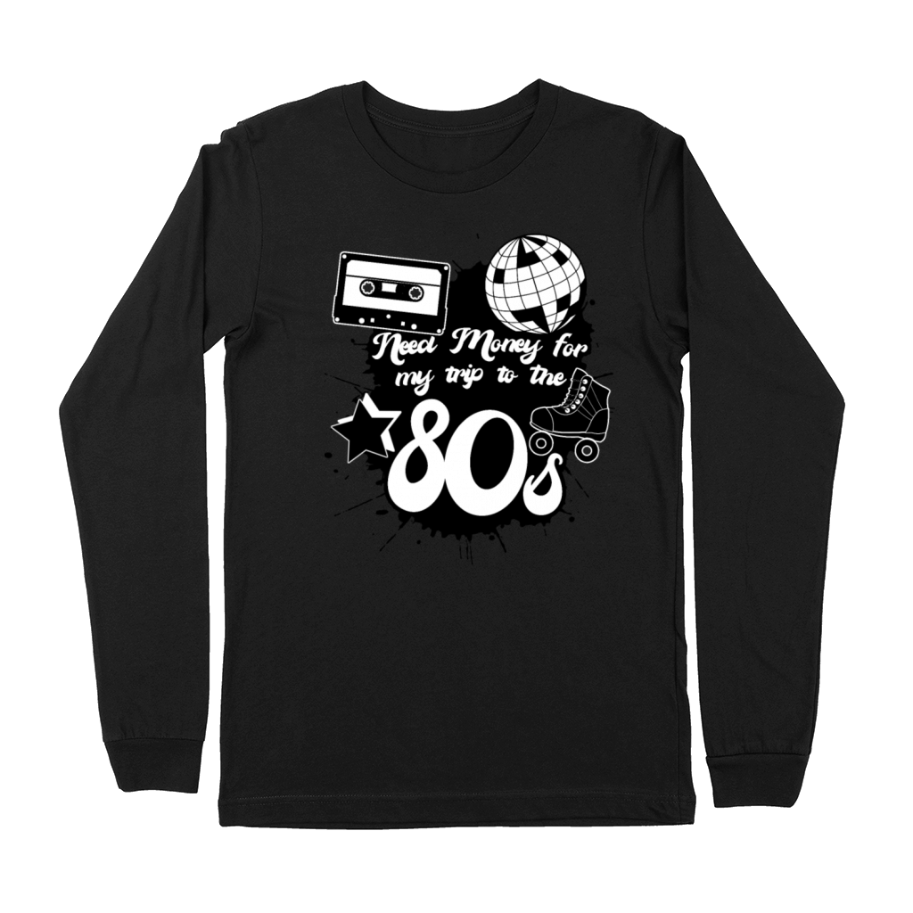 1980 Vintage 80s Music Tape Disco Premium Long Sleeve