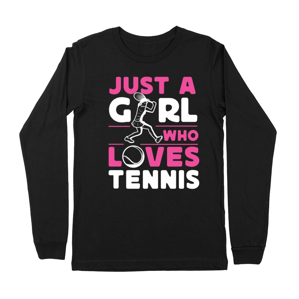 Funny Tennis Player Racket Its Premium Long Sleeve