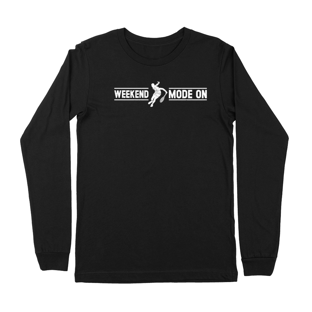 Weekend Mode On - Tennis Lover Tennis Player Premium Long Sleeve