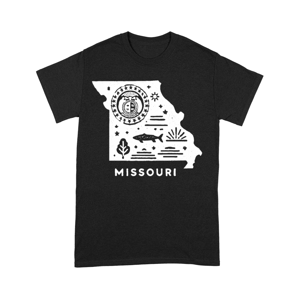 Missouri Vintage State Badge Design Premium T-shirt