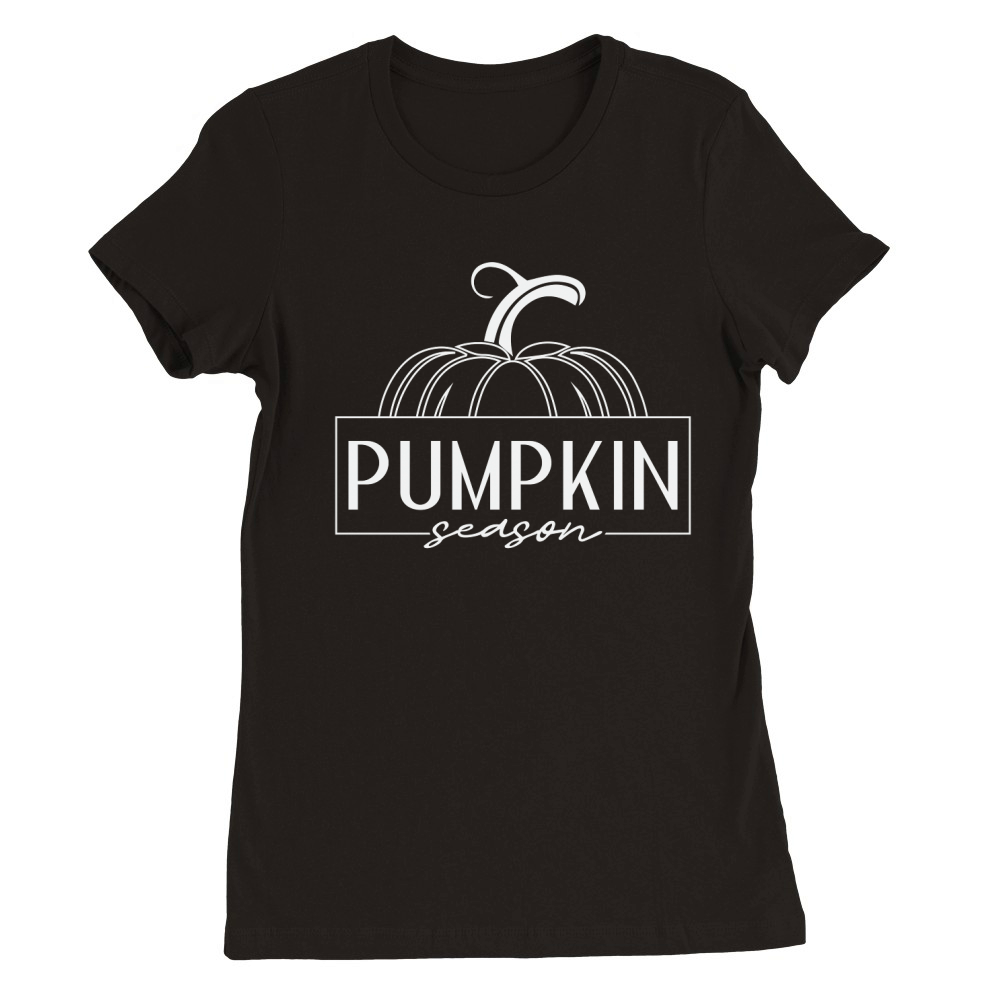 Pumpkin season Premium Womens Crewneck T-shirt