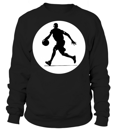 Basketball Player Silhouette (8) Sweatshirt Unisex