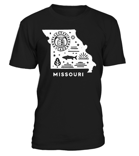 Missouri Vintage State Badge Design T-Shirt Unisex
