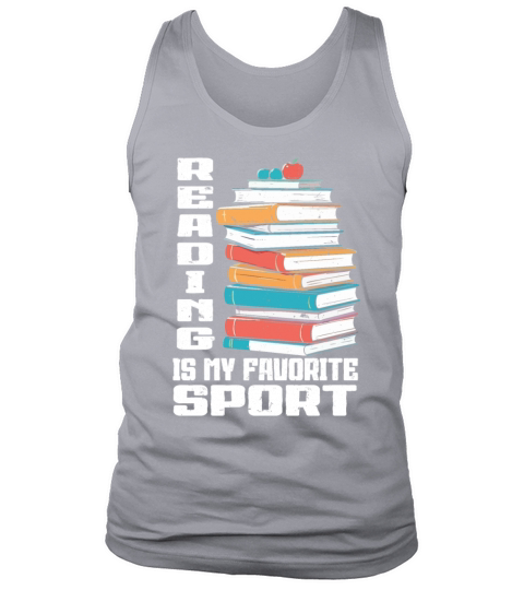 Reading Is My Favorite Sport Bookworm Tank Top Unisex