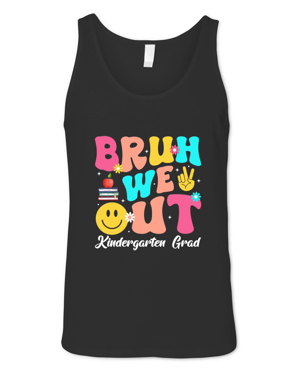 Bruh We Out Kindergarten Grad Unisex Jersey Tank