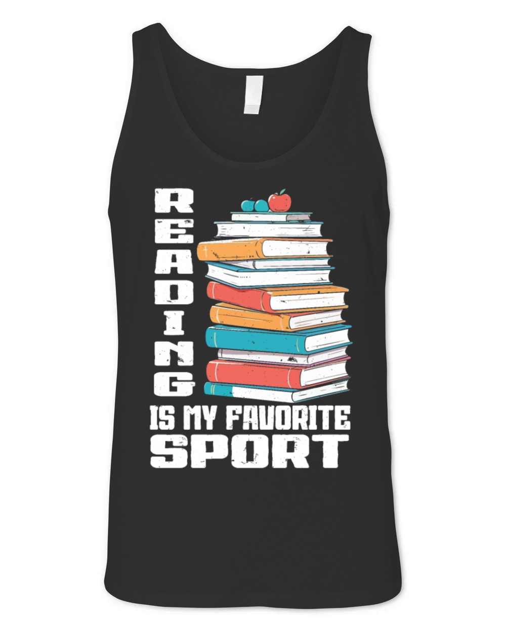 Reading Is My Favorite Sport Bookworm Unisex Jersey Tank