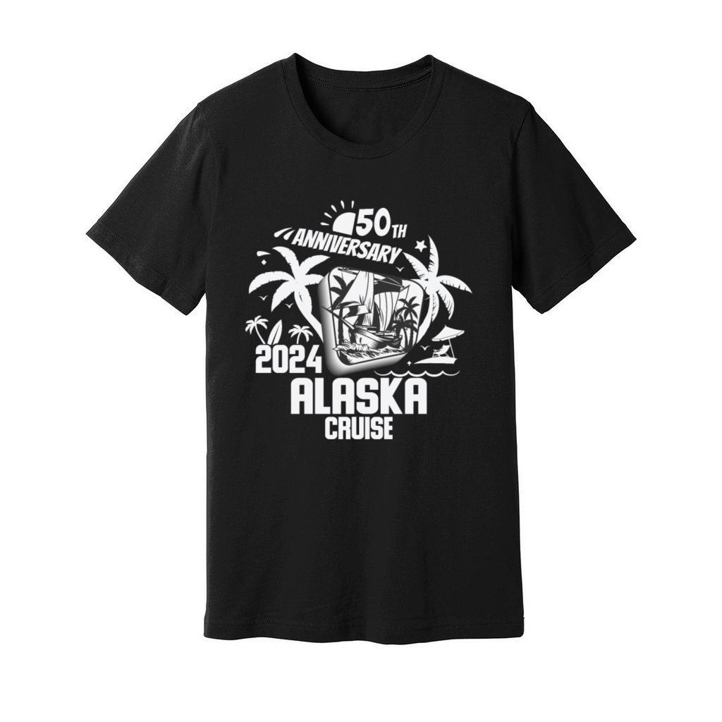 50th Anniversary Alaska Cruise 2024 Unisex Jersey Tee
