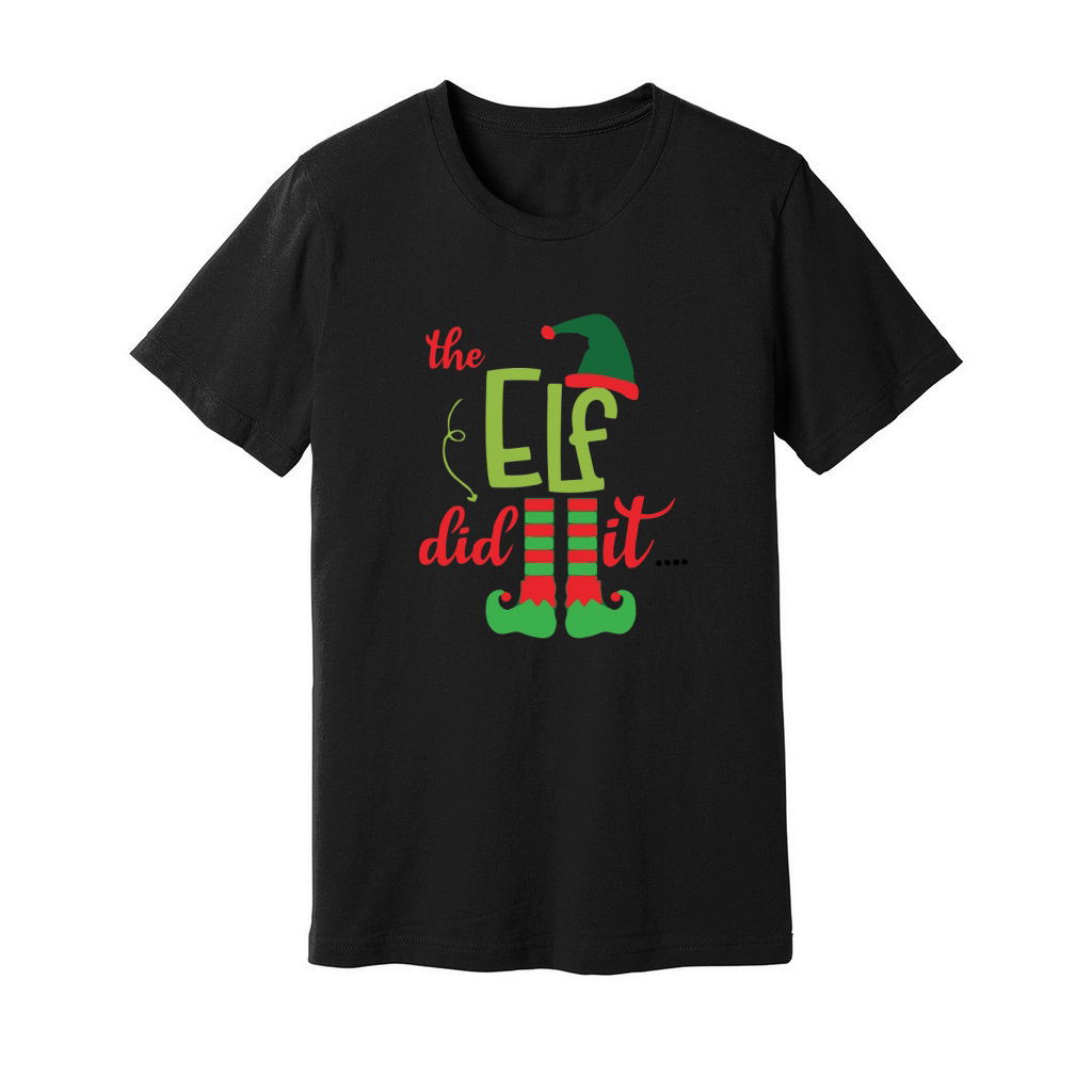 The elf did it Unisex Jersey Tee