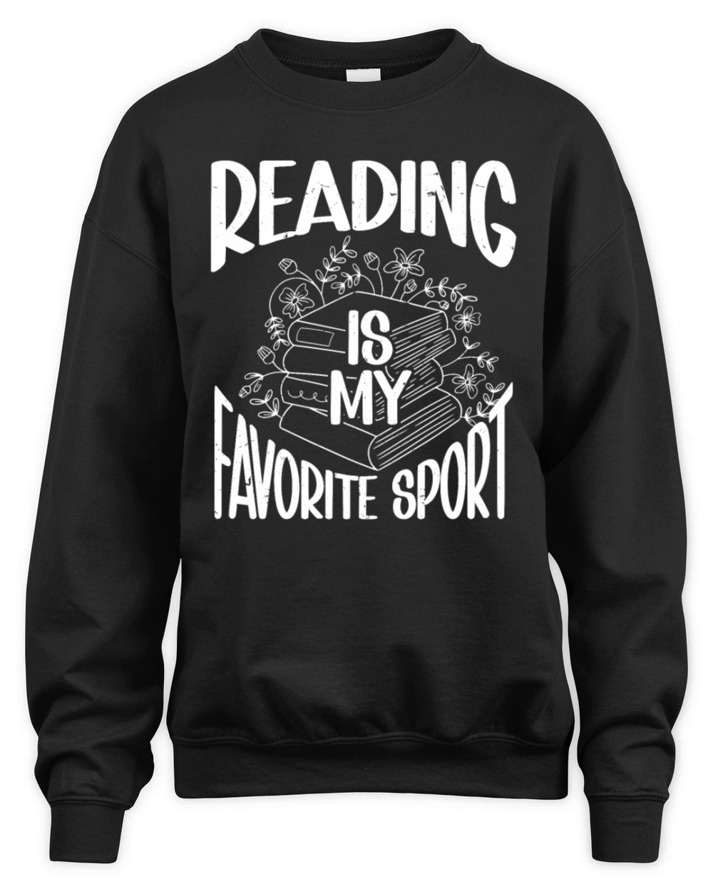 Reading Is My Favorite Sport Bookworm Unisex Premium Crewneck Sweatshirt