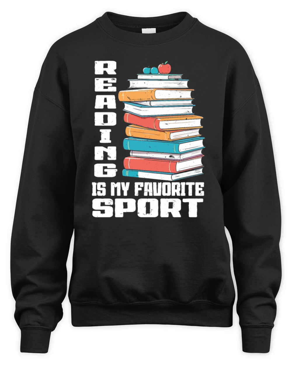 Reading Is My Favorite Sport Bookworm Unisex Premium Crewneck Sweatshirt