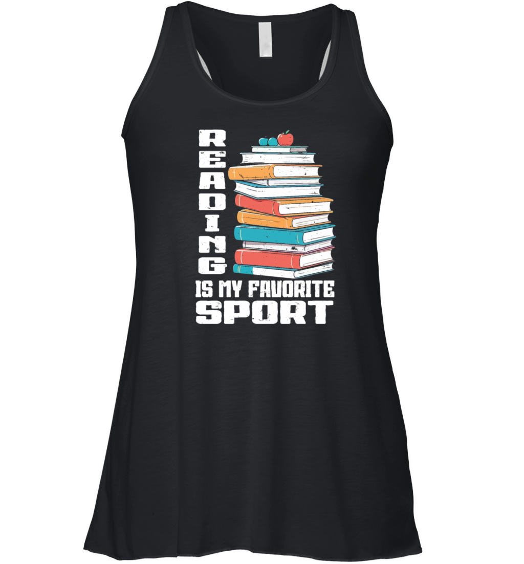 Reading Is My Favorite Sport Bookworm Women's Flowy Tank Top