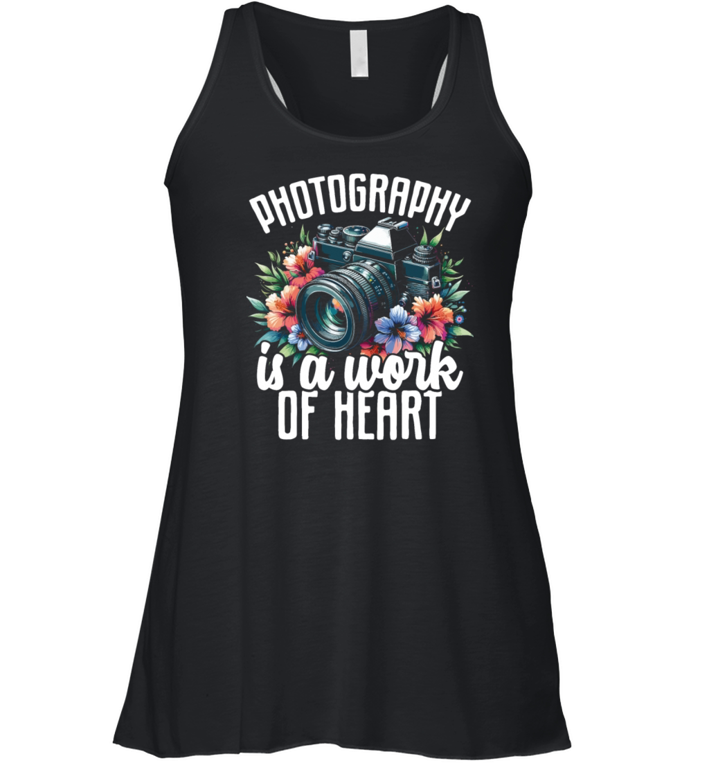 Retro Vintage Camera Photography Lover Photographe Women's Flowy Tank Top