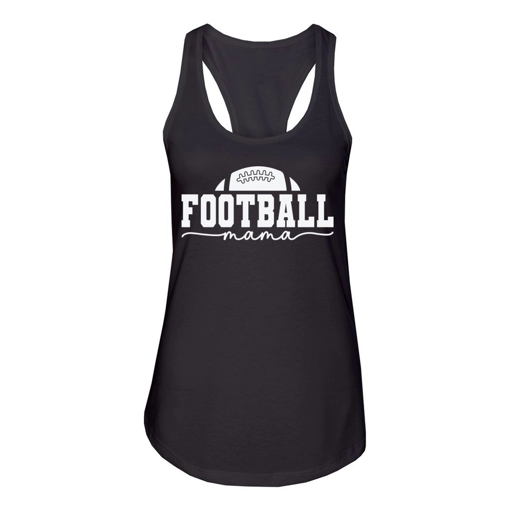FootballMama 02 Women's Racerback Tank