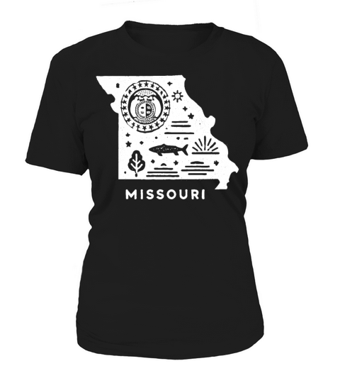 Missouri Vintage State Badge Design Women's T-Shirt