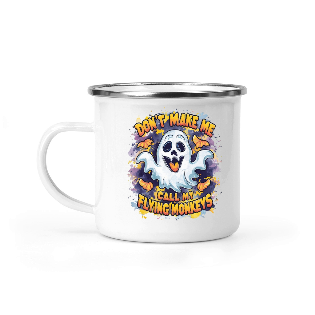 Dont make me call my flying monkeys Camping Mug