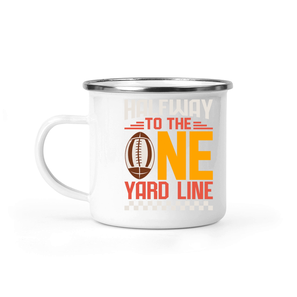 Halfway To The One Yard Line 03 Camping Mug