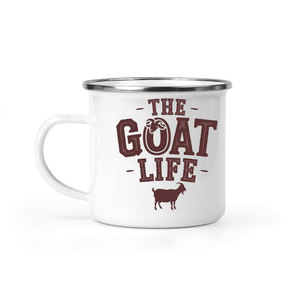The GoatLife cute t-shirt Camping Mug