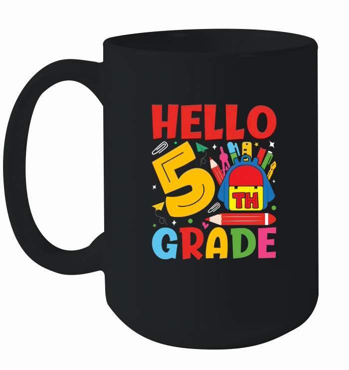 HELLO 5TH GRADE Ceramic Mug