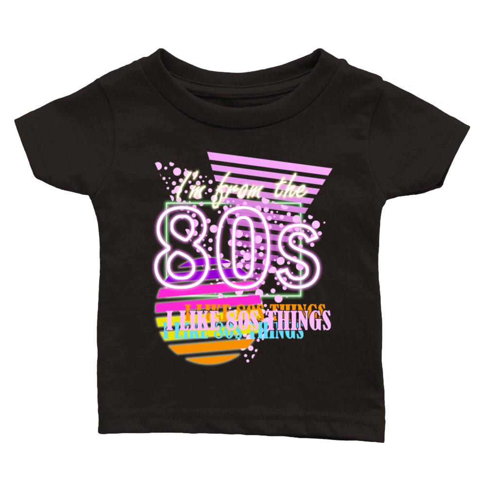 80s Party 1980 Vintage Classic Baby Crewneck T-shirt