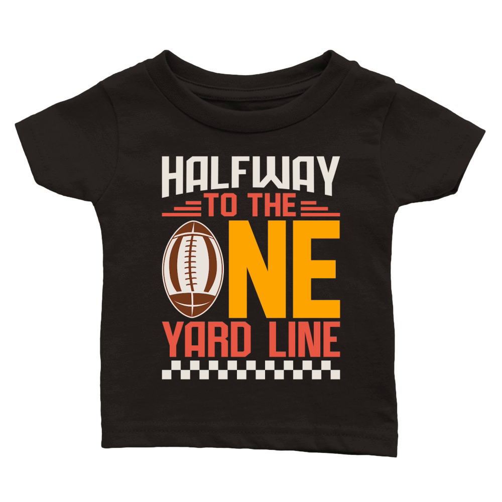 Halfway To The One Yard Line 03 Classic Baby Crewneck T-shirt