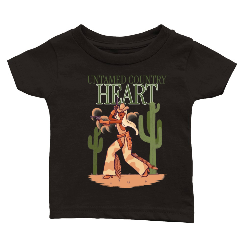 Untamed Country Heart Classic Baby Crewneck T-shirt