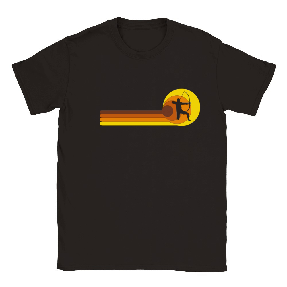 Archer Arrow and bow sports 70s Years Vintage Classic Kids Crewneck T-shirt