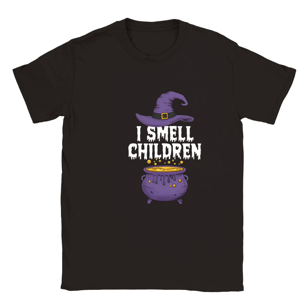 I smell children Classic Kids Crewneck T-shirt