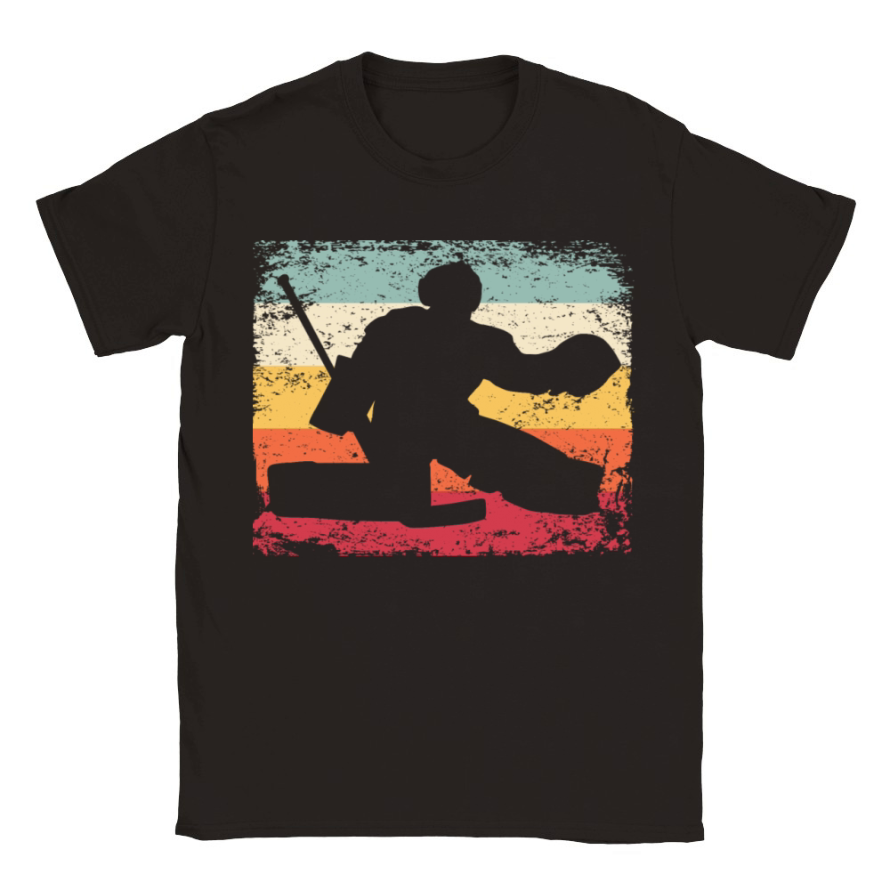 Ice Hockey Player Vintage Ice Hockey Classic Kids Crewneck T-shirt