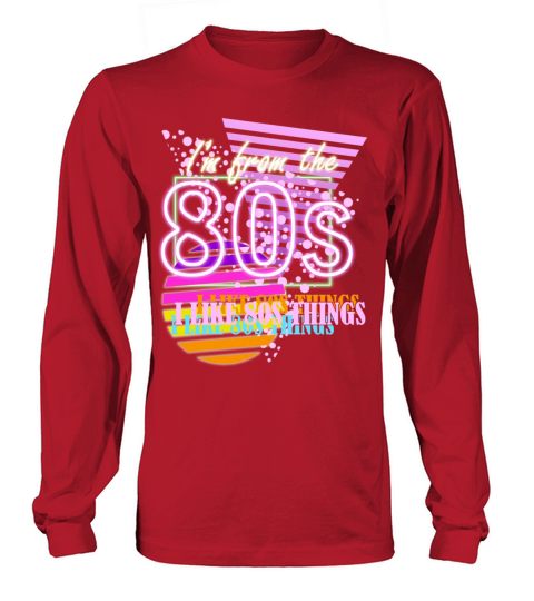 80s Party 1980 Vintage Long sleeved Unisex