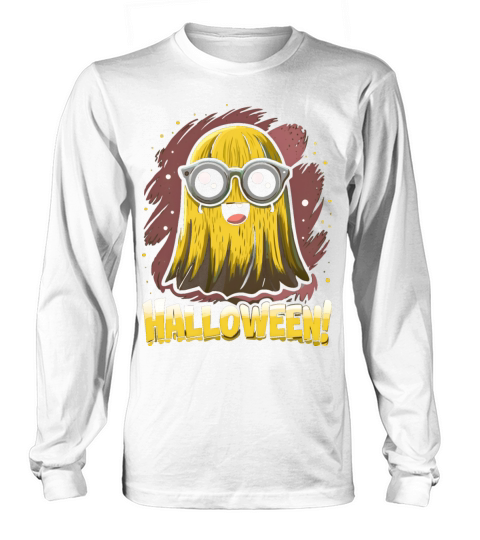 halloween ghost Long sleeved Unisex