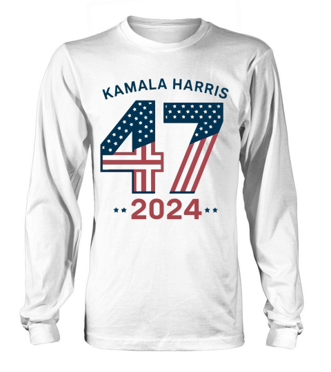 Kamala Harris 47th President USA Long sleeved Unisex