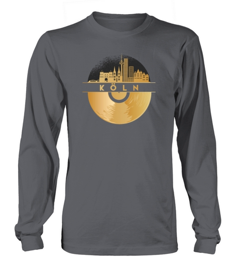 Vinyl-Record-Player Disco-Music Skyline-Germany Long sleeved Unisex
