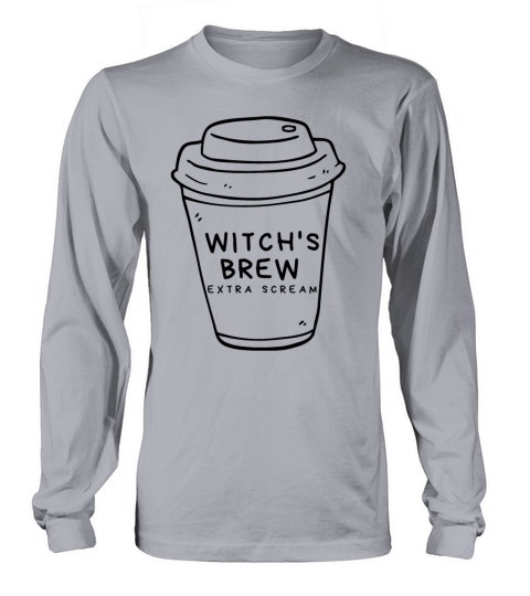 Witchs Brew Extra Scream Halloween Autumn Season Long sleeved Unisex