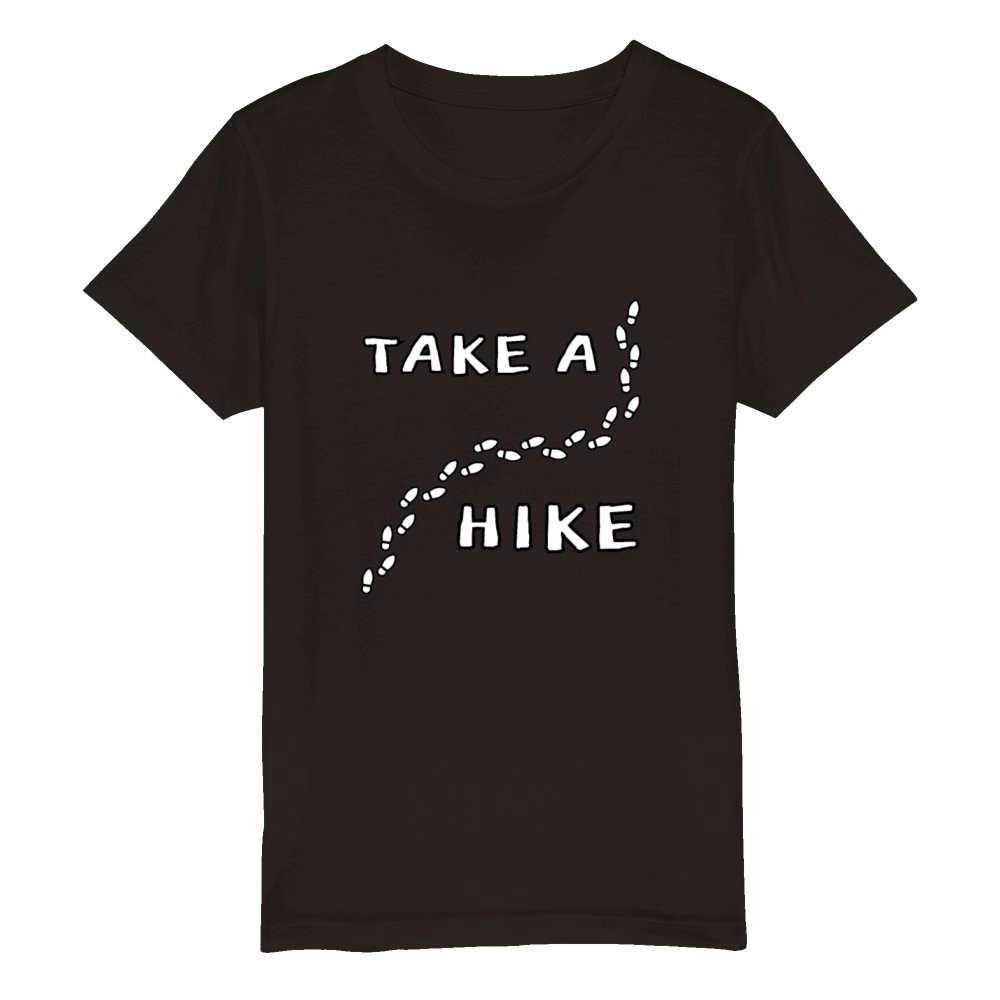 Take a Hike - Footsteps Organic Kids Crewneck T-shirt